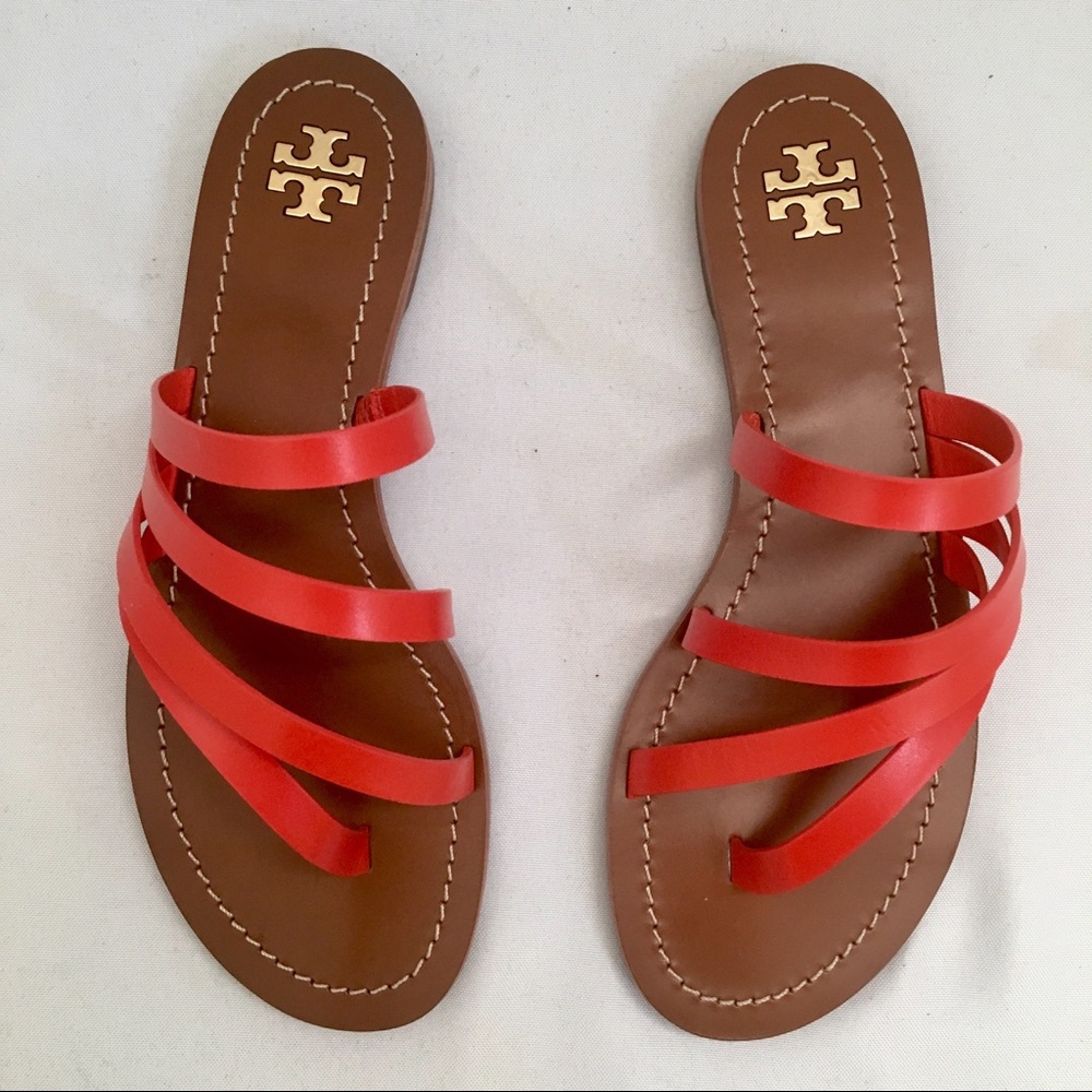 Tory Burch Patos Red Gladiator Sandal